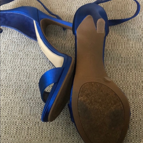 Jessica Simpson Blue High Heel Sandals! - Picture 3 of 3
